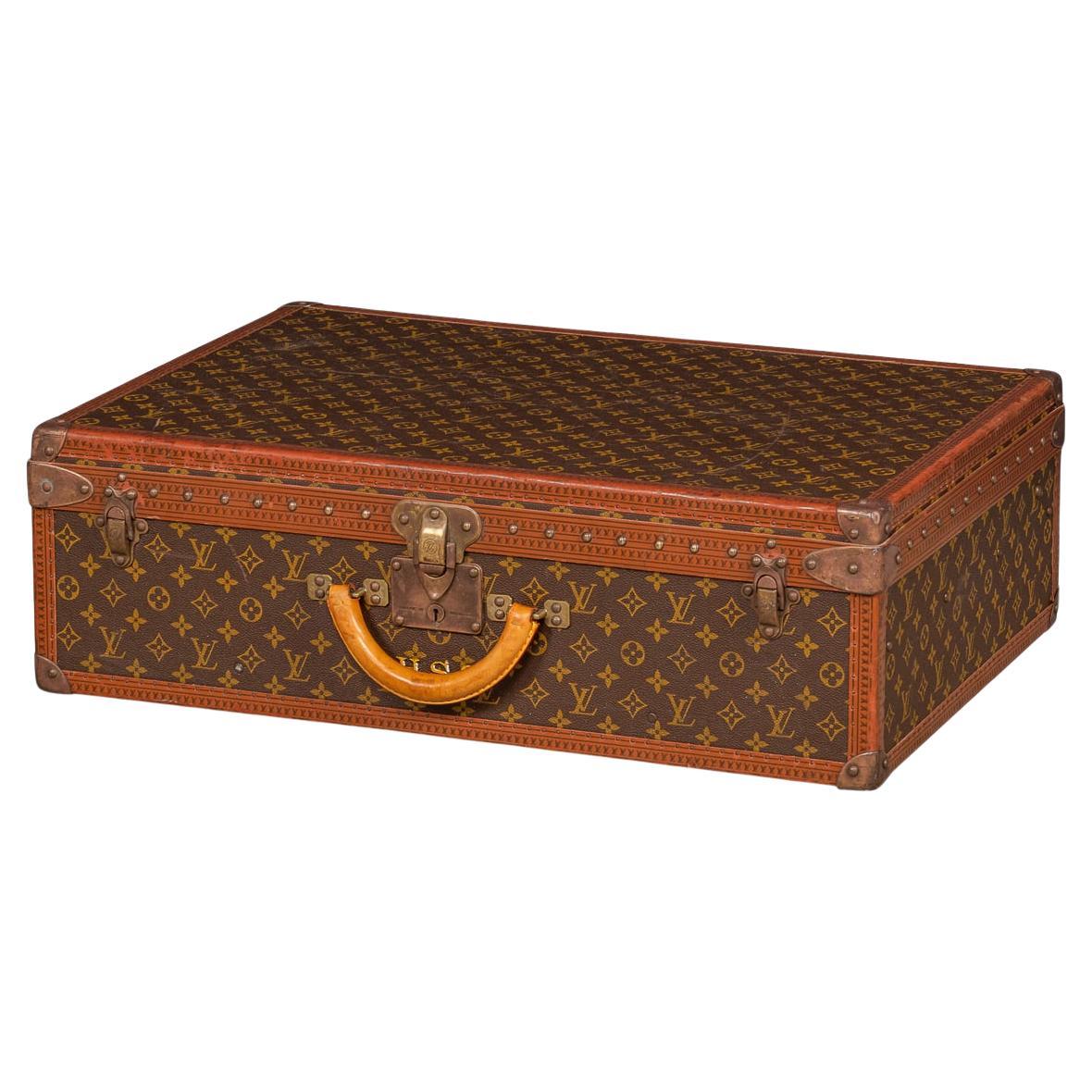 20th Century Louis Vuitton Suitcase In Monogram Canvas, France c.1970