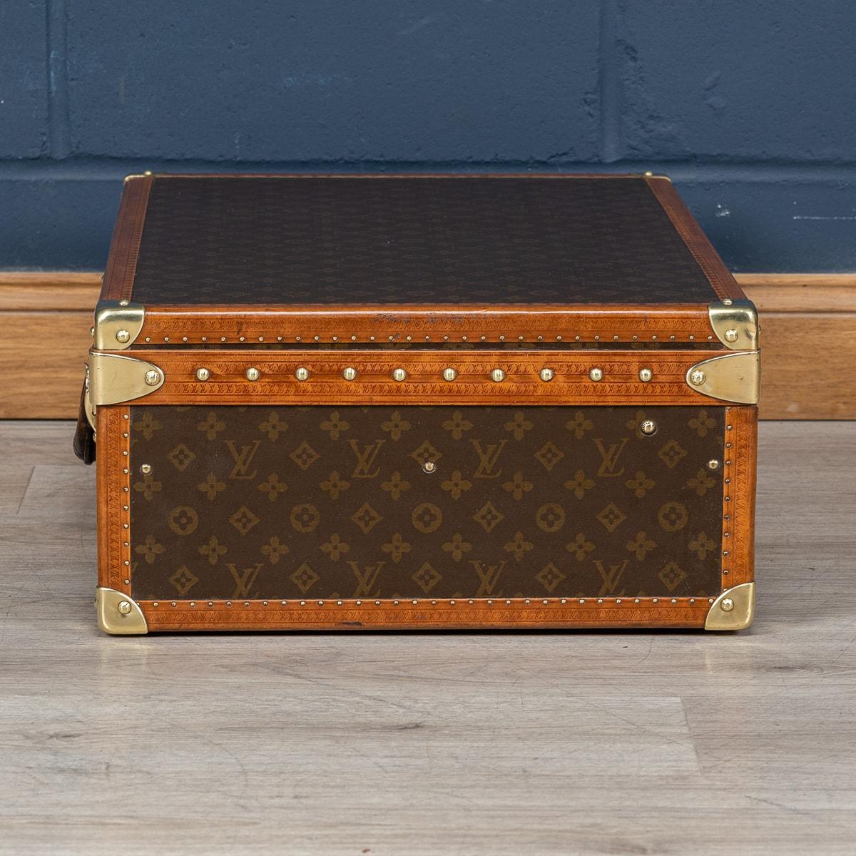 Other 20th Century Louis Vuitton Suitcase In Monogram Canvas, France