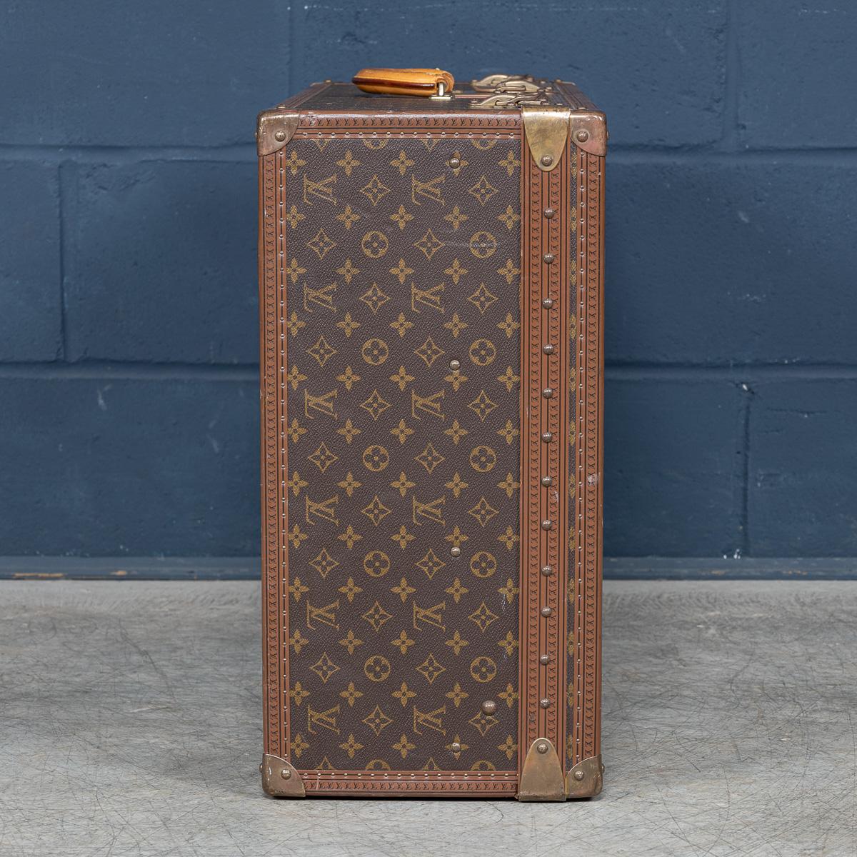 Valise Louis Vuitton du 20ème siècle en toile à monogrammes, France Bon état - En vente à Royal Tunbridge Wells, Kent