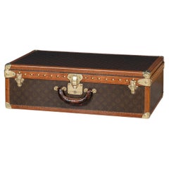 20th Century Louis Vuitton Suitcase In Monogram Canvas, France