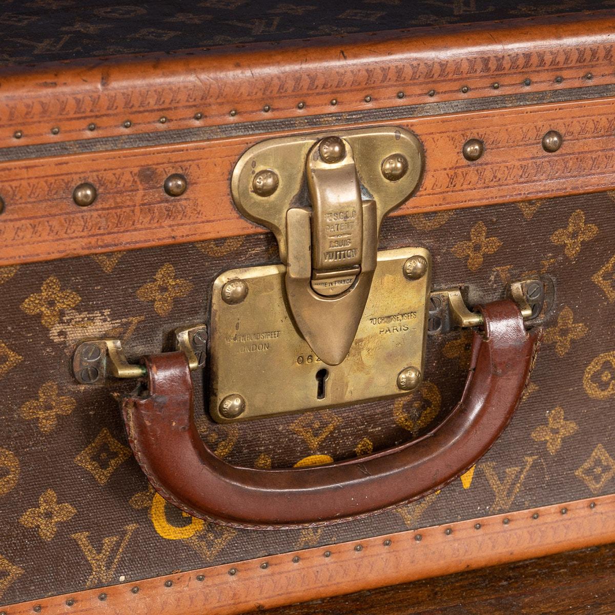 20th Century Louis Vuitton Suitcase In Monogram Canvas, Paris 13