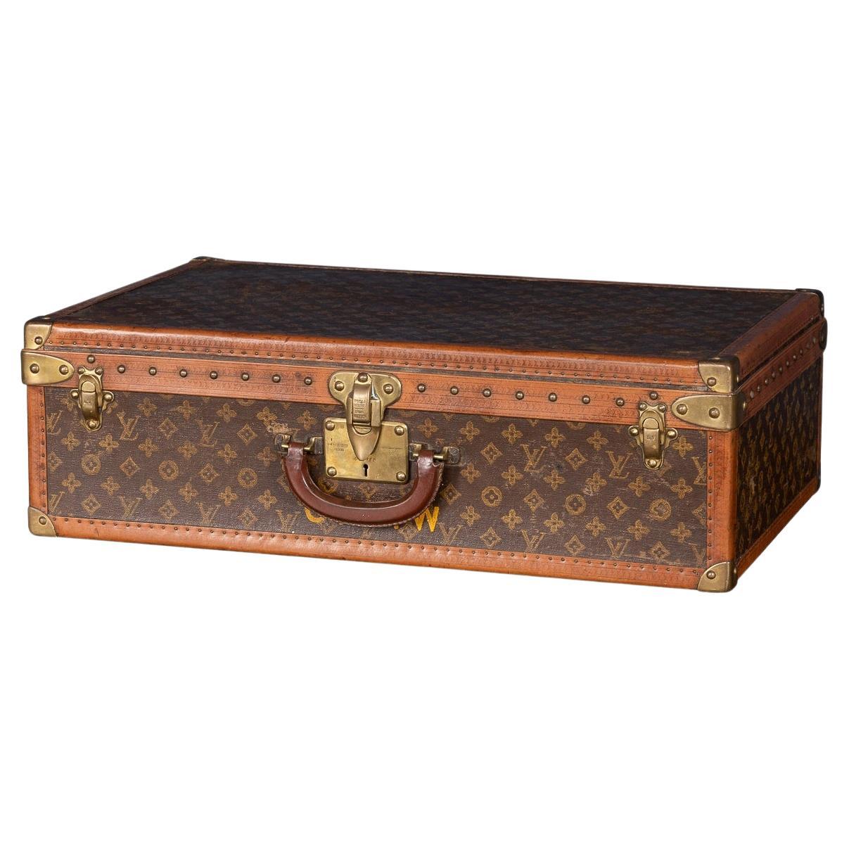 20th Century Louis Vuitton Suitcase In Monogram Canvas, Paris