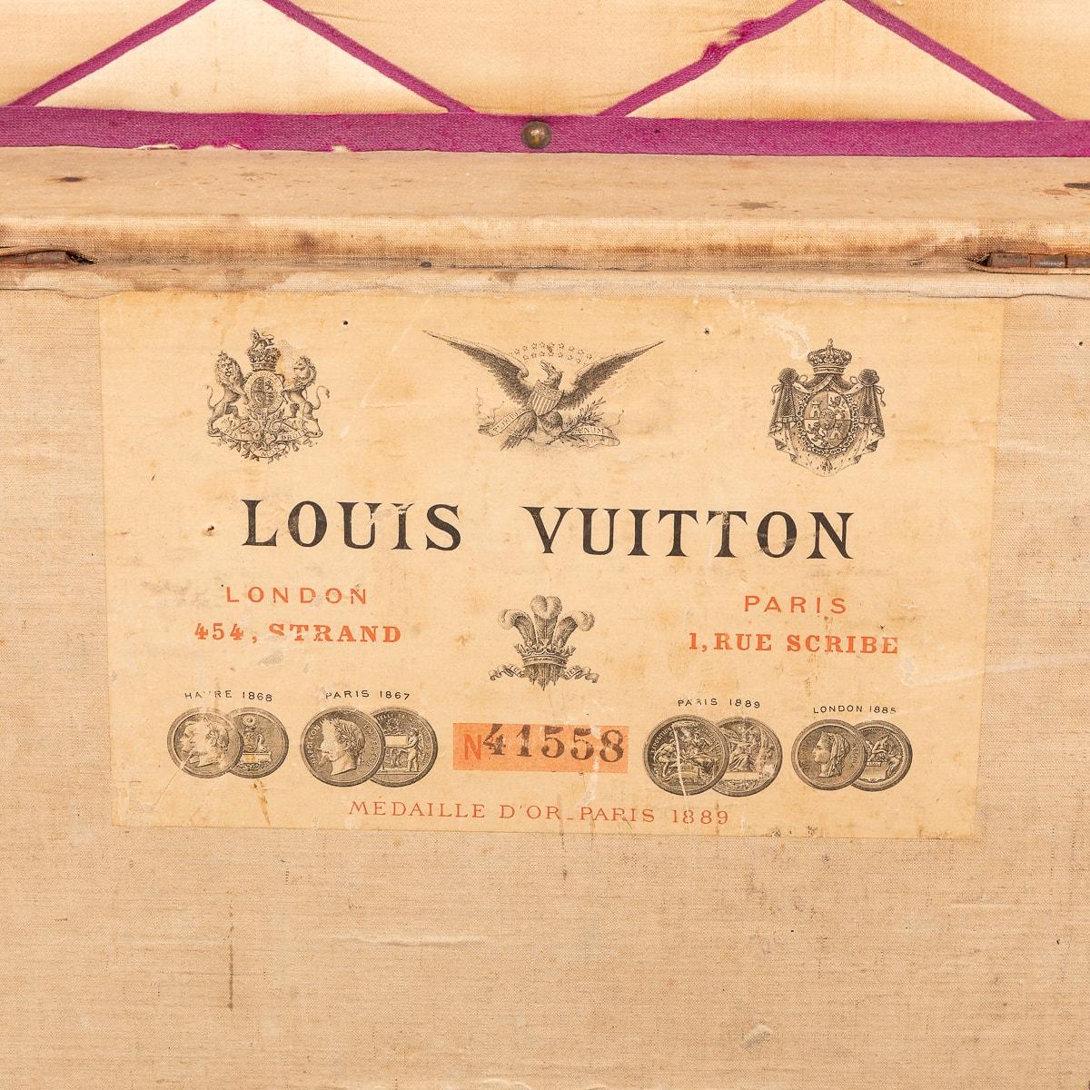 20th Century Louis Vuitton Trunk In Damier Canvas, Paris, circa 1900 6