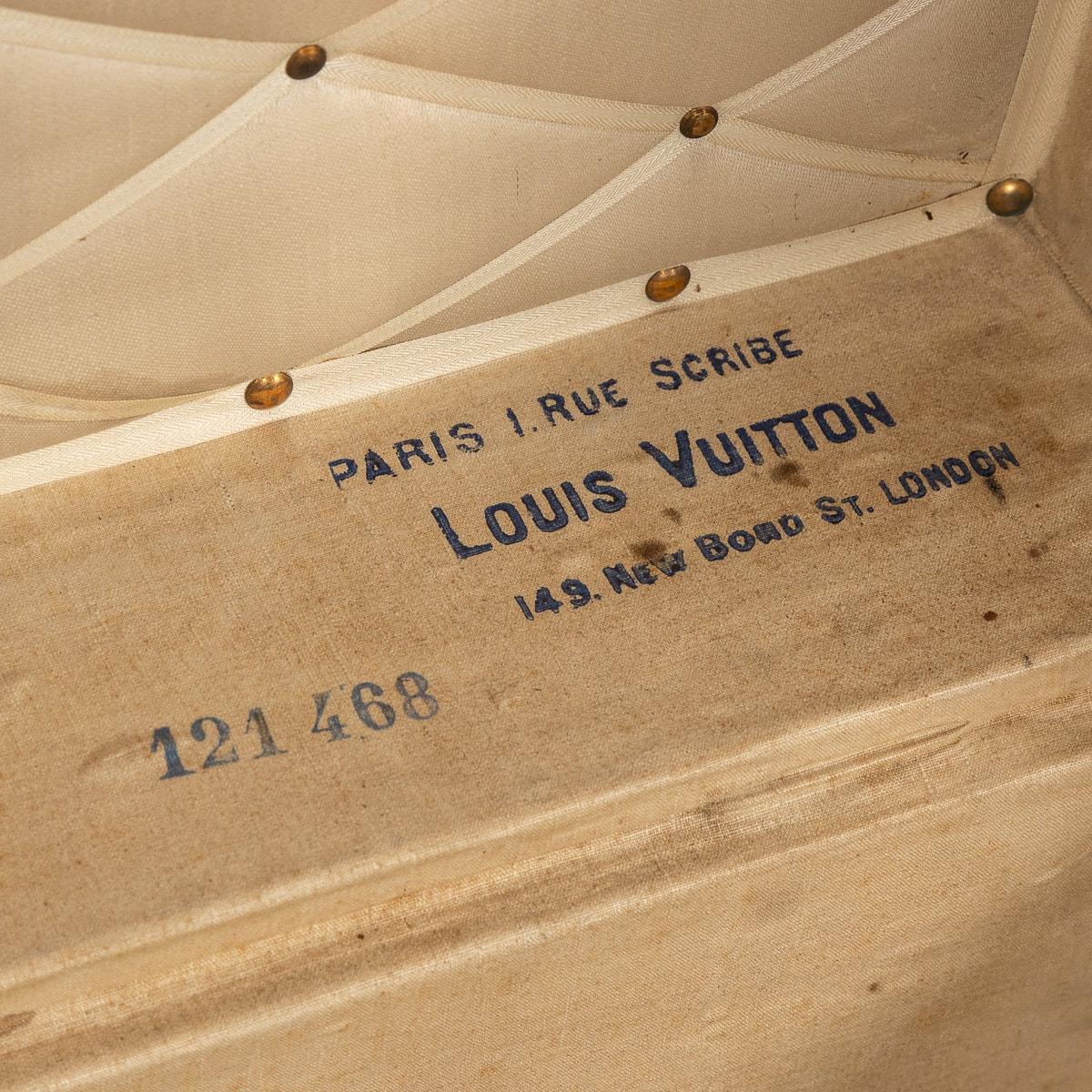 20th Century Louis Vuitton Trunk in Damier Canvas, Paris, circa 1900 6