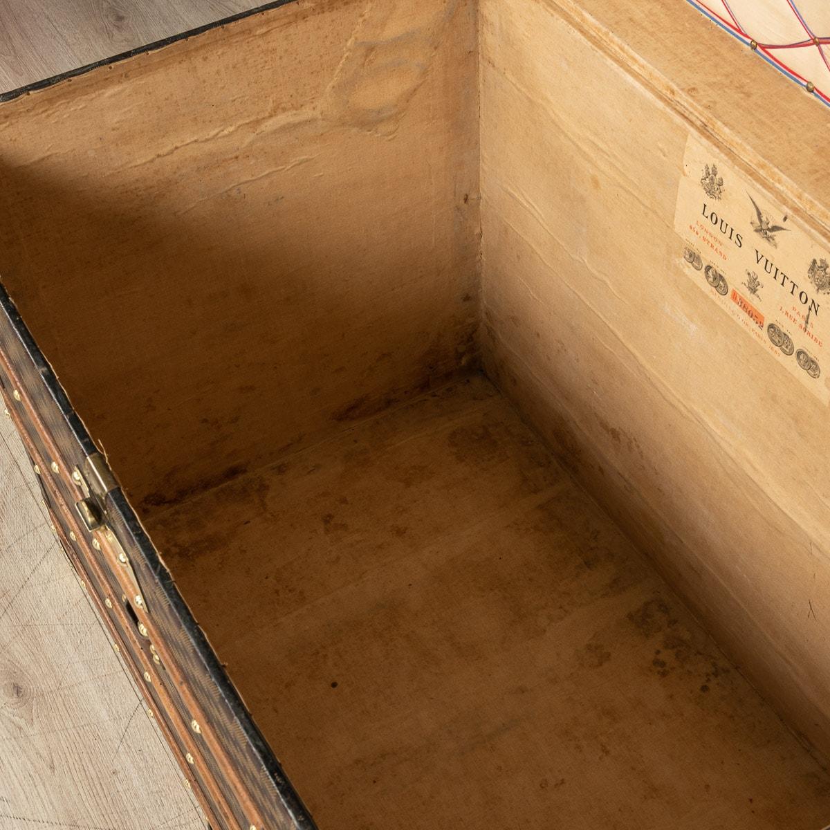 20th Century Louis Vuitton Trunk in Damier Canvas, Paris, C.1900 In Good Condition In Royal Tunbridge Wells, Kent