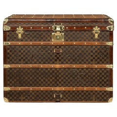 Vintage 20th Century Louis Vuitton Trunk in Damier Canvas, Paris, C.1900