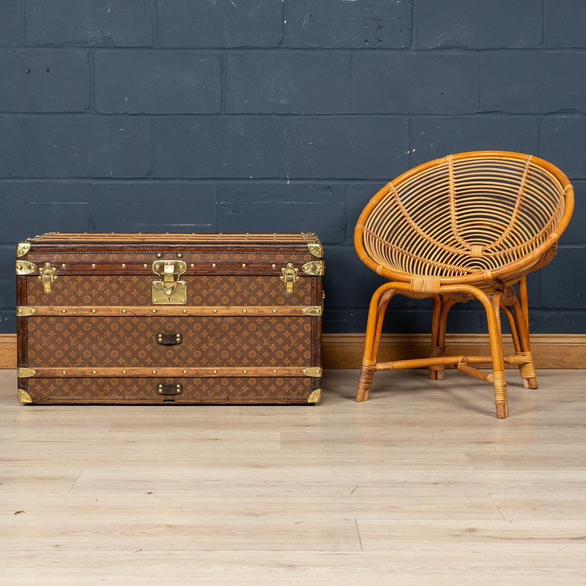 French 20th Century Louis Vuitton Trunk In Monogram Canvas, France, c.1900 For Sale