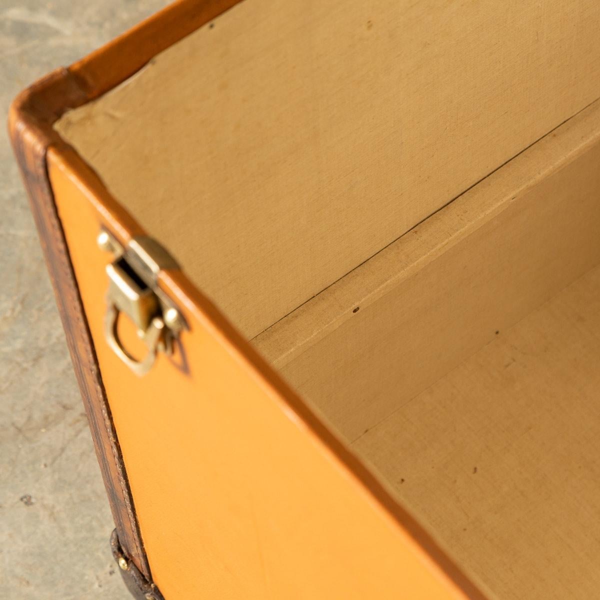 20th Century Louis Vuitton Trunk in Orange 