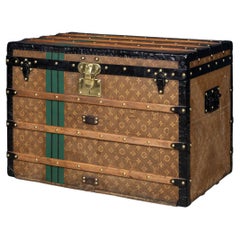 Baule Louis Vuitton del XX secolo in tela intrecciata, Francia, c.C.