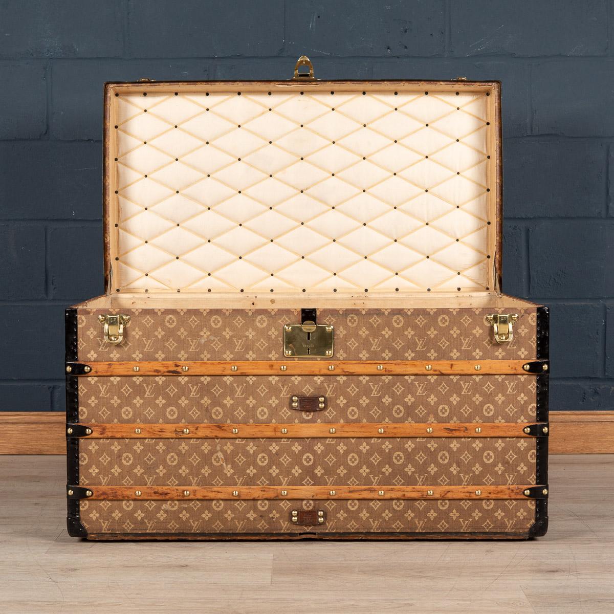 20th Century Louis Vuitton Trunk in Woven Canvas, Paris, с.1900 5
