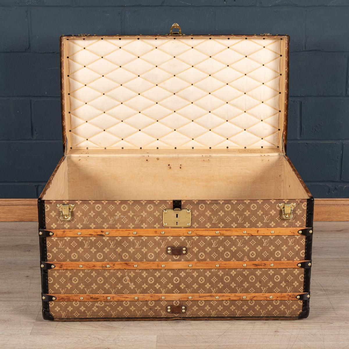 20th Century Louis Vuitton Trunk in Woven Canvas, Paris, с.1900 6
