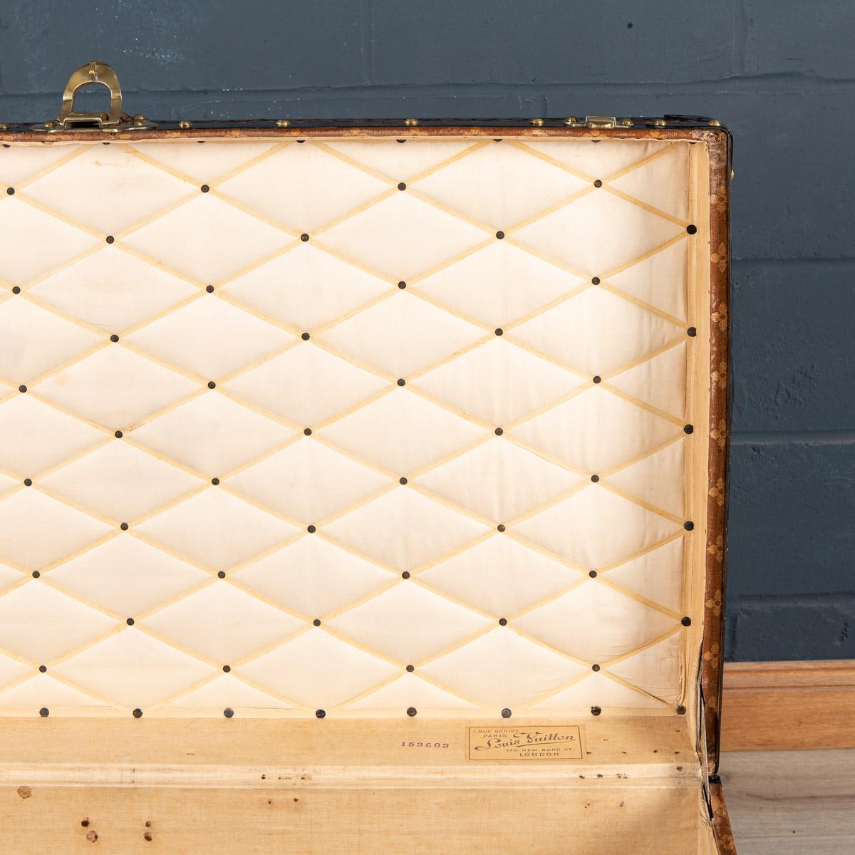 20th Century Louis Vuitton Trunk in Woven Canvas, Paris, с.1900 10