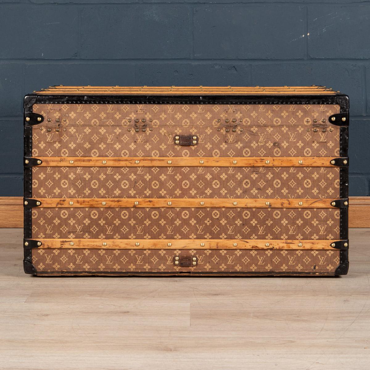 20th Century Louis Vuitton Trunk in Woven Canvas, Paris, с.1900 1