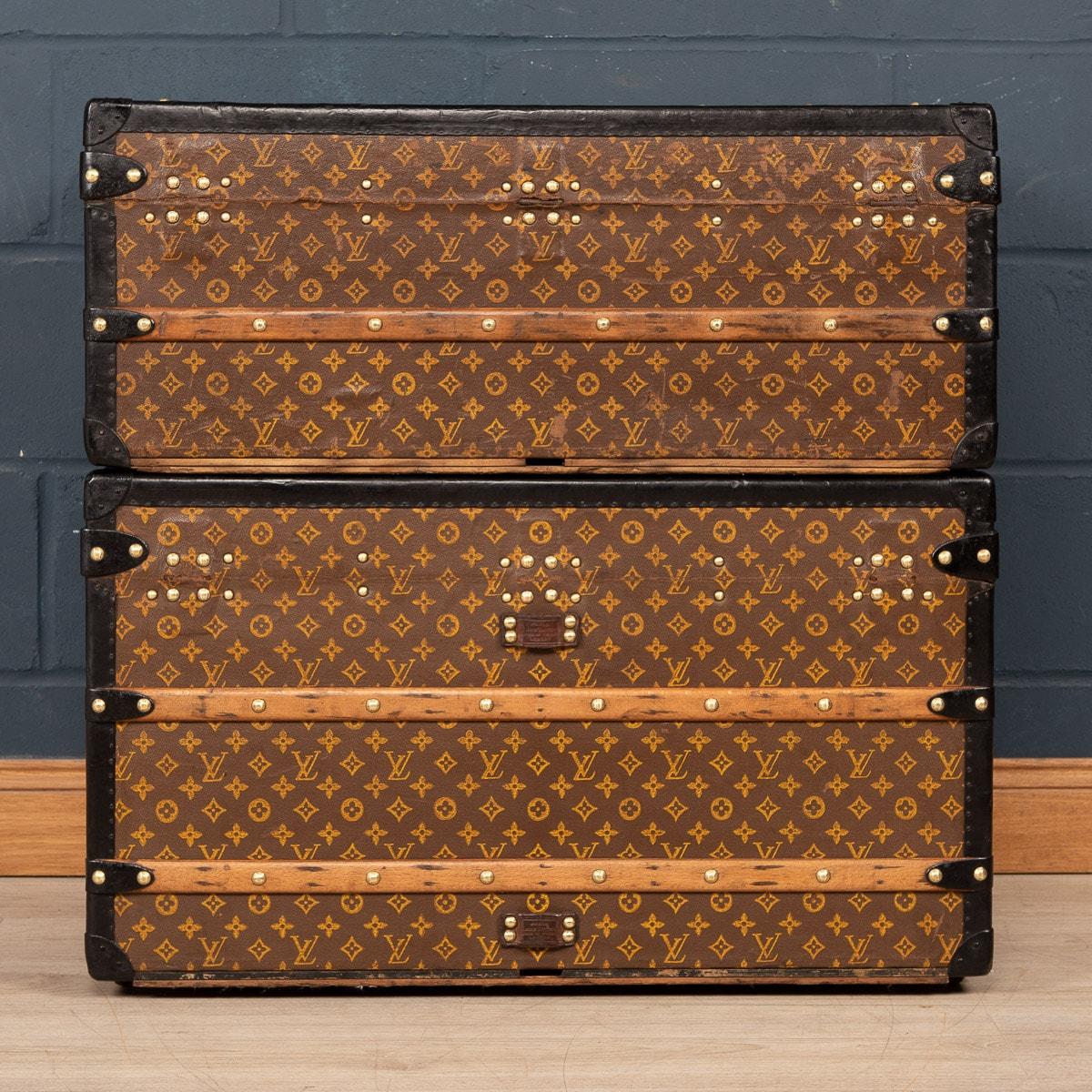 20th Century Louis Vuitton Trunks in Monogram Canvas, France, C.1930 In Good Condition In Royal Tunbridge Wells, Kent