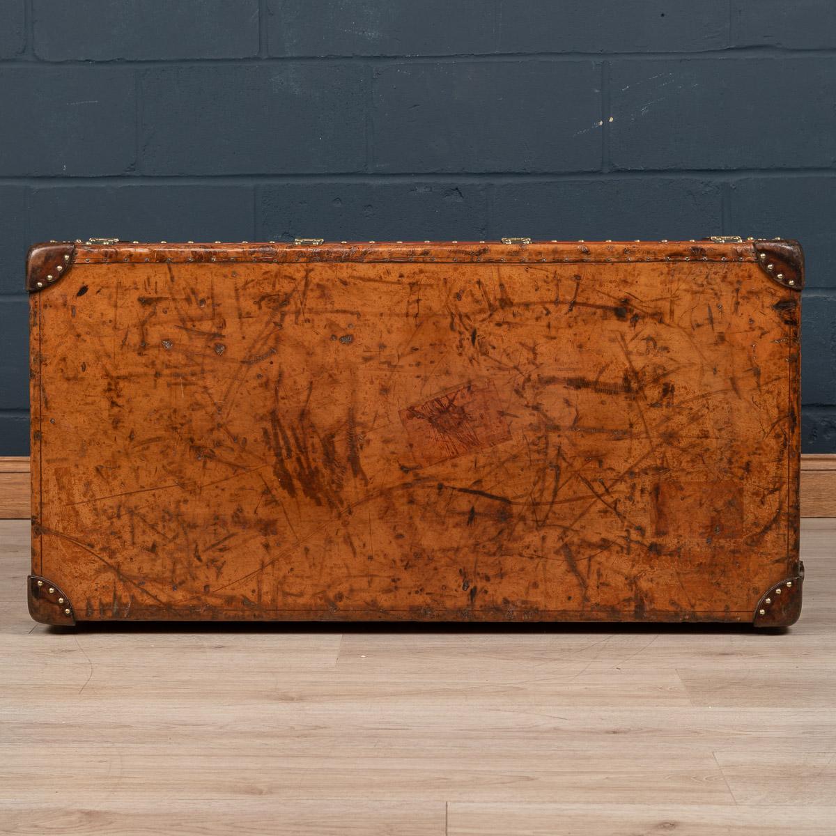20th Century Louis Vuitton Unusual Leather Wardrobe Trunk, c.1900 2
