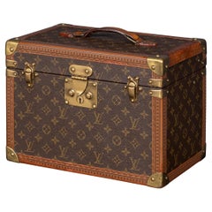 20th Century Louis Vuitton Vanity Case In Monogram Canvas, Made In France c.1960
