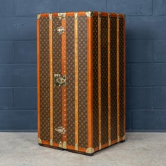 20th Century Louis Vuitton Wardrobe Trunk In Monogram Canvas, France c.1930
