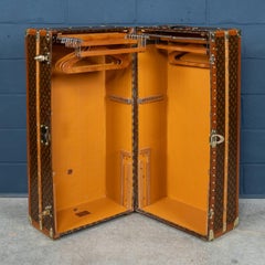 20th Century Louis Vuitton Wardrobe Trunk In Monogram Canvas, France c.1930