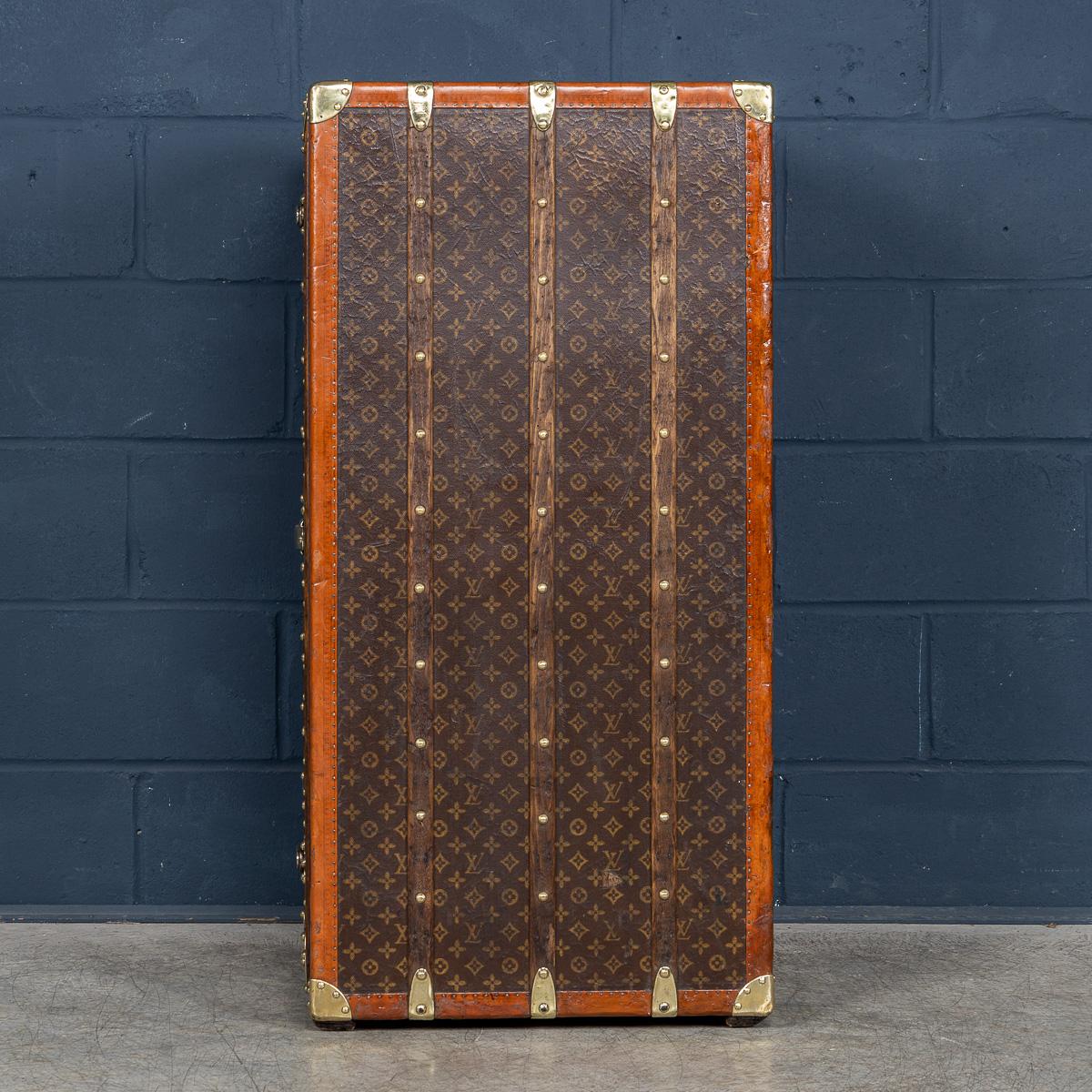 French 20th Century Louis Vuitton Wardrobe Trunk In Monogram Canvas, France c.1930 For Sale