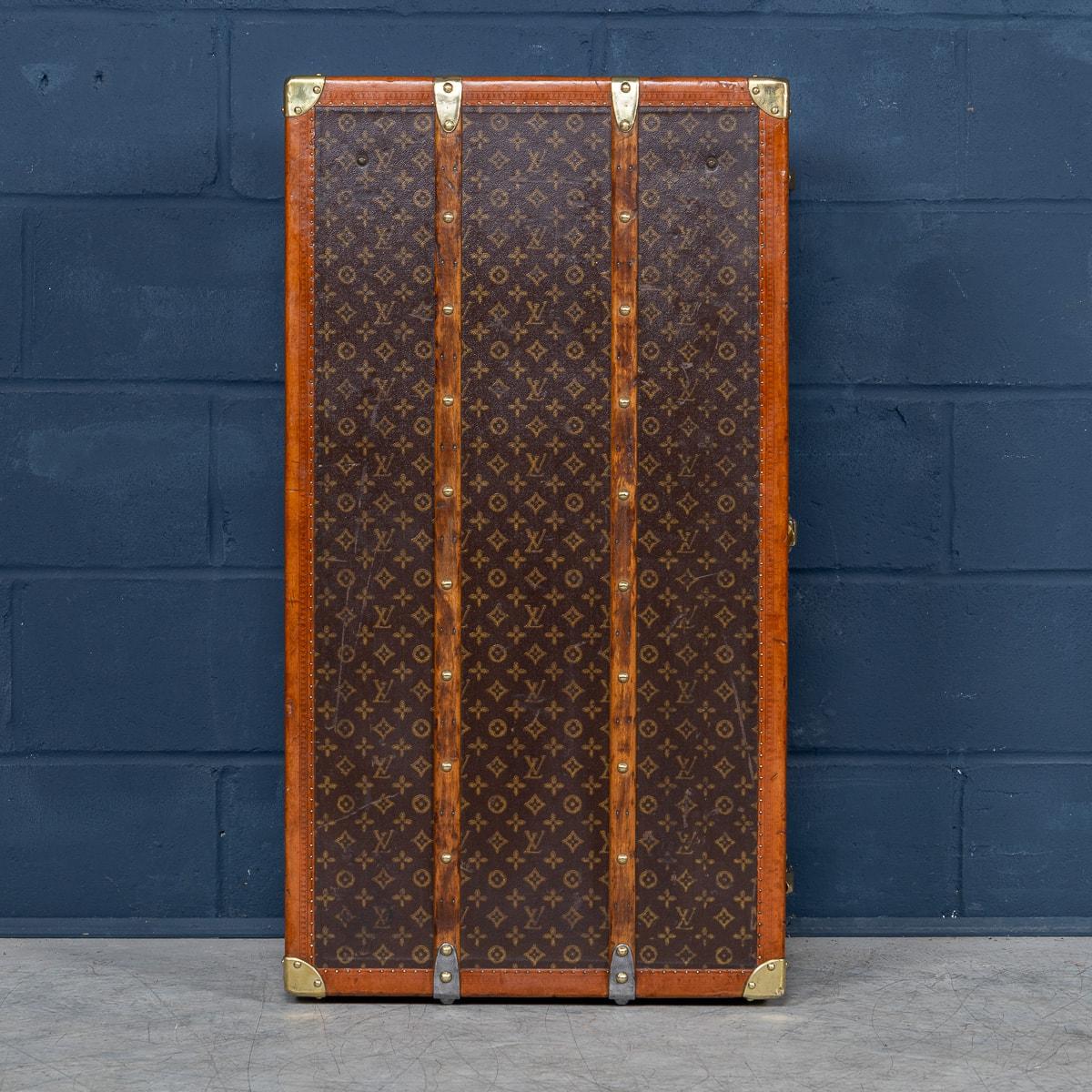 20th Century Louis Vuitton Wardrobe Trunk In Monogram Canvas, France c.1930 2