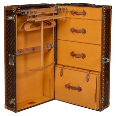 20th Century Louis Vuitton Wardrobe Trunk In Monogram Canvas, France c.1930