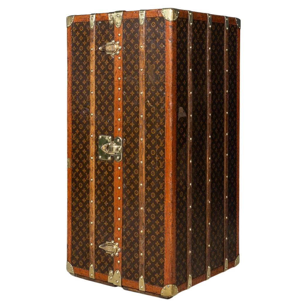 20th Century Louis Vuitton Wardrobe Trunk In Monogram Canvas, France c.1930