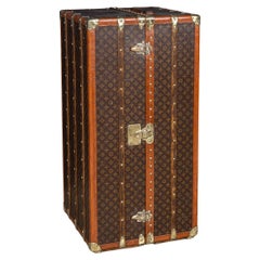 Vintage 20th Century Louis Vuitton Wardrobe Trunk In Monogram Canvas, France c.1930