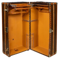 20th Century Louis Vuitton Wardrobe Trunk In Monogram Canvas, France c.1930