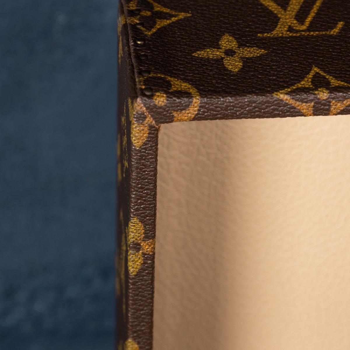 20th Century Louis Vuitton Wig Trunk In Monogram Canvas, Made In France c.1970 4