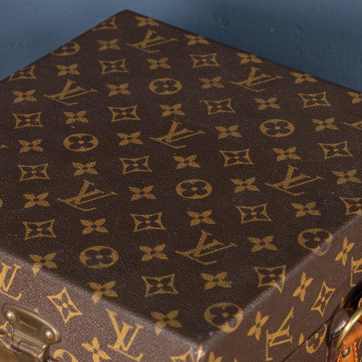 20th Century Louis Vuitton Wig Trunk In Monogram Canvas, Made In France c.1970 9