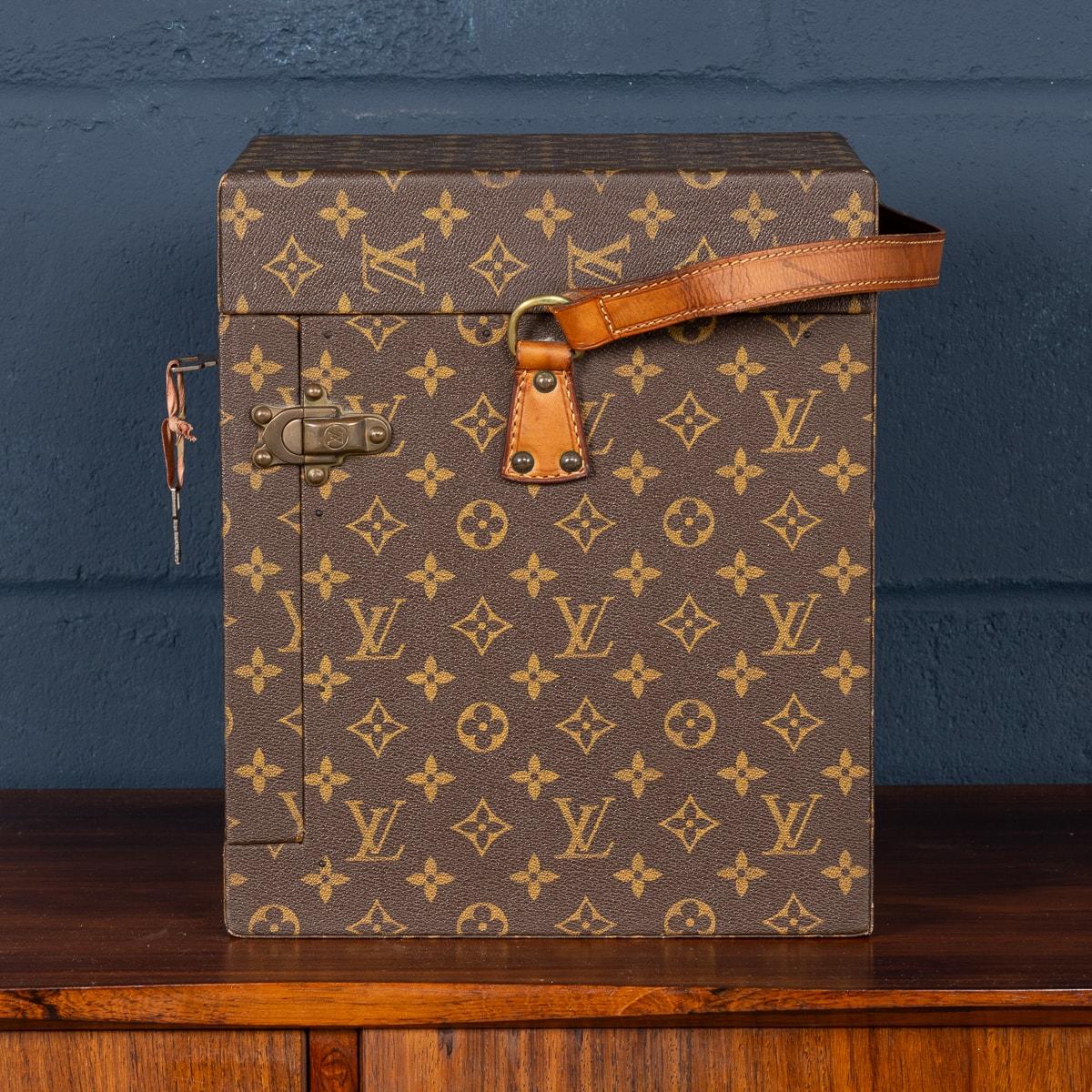 Other 20th Century Louis Vuitton Wig Trunk In Monogram Canvas, Made In France c.1970