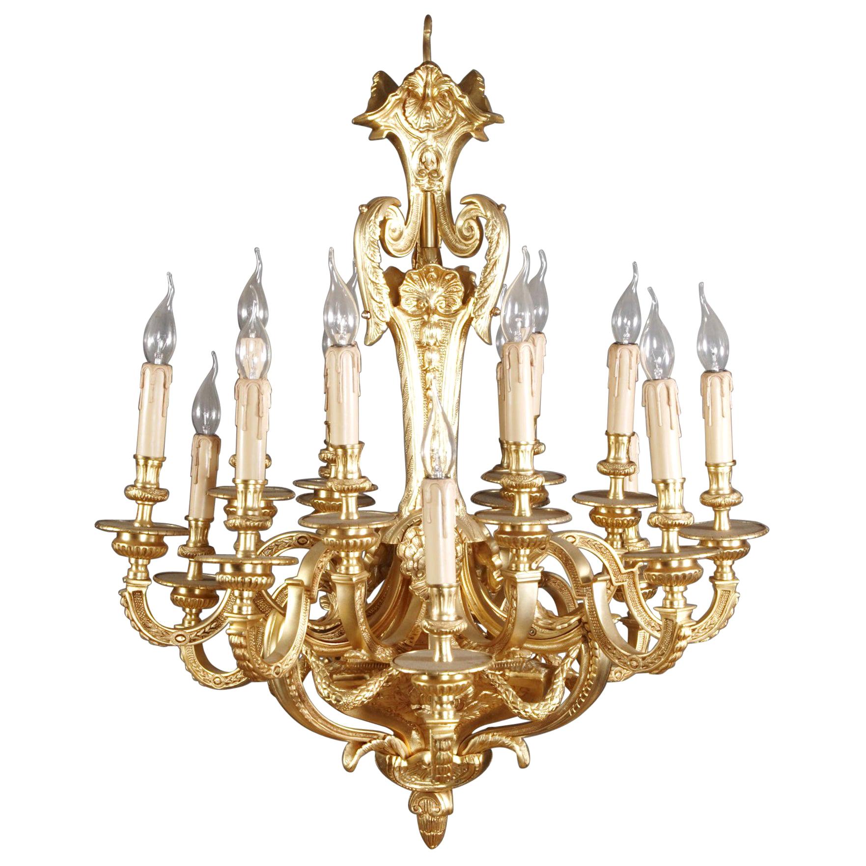 20th Century Louis XIV Ceiling Candelabra/ Chandelier For Sale