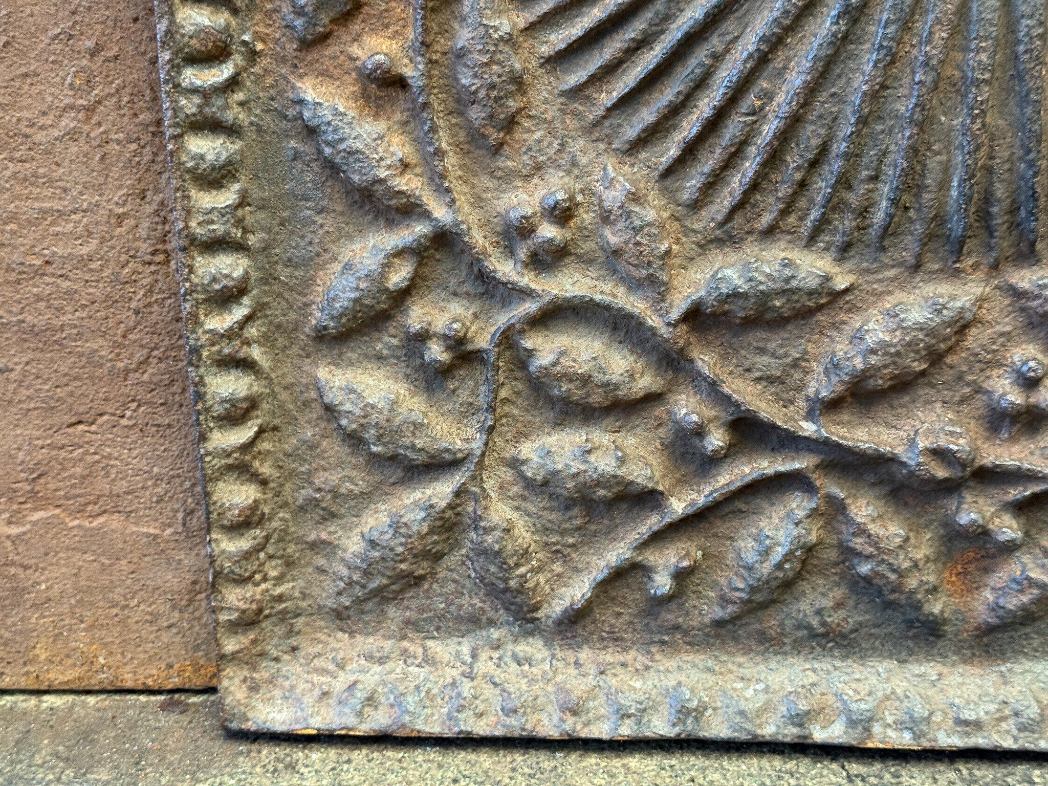 20th Century Louis XIV Style 'Arms of France' Fireback / Backsplash For Sale 7