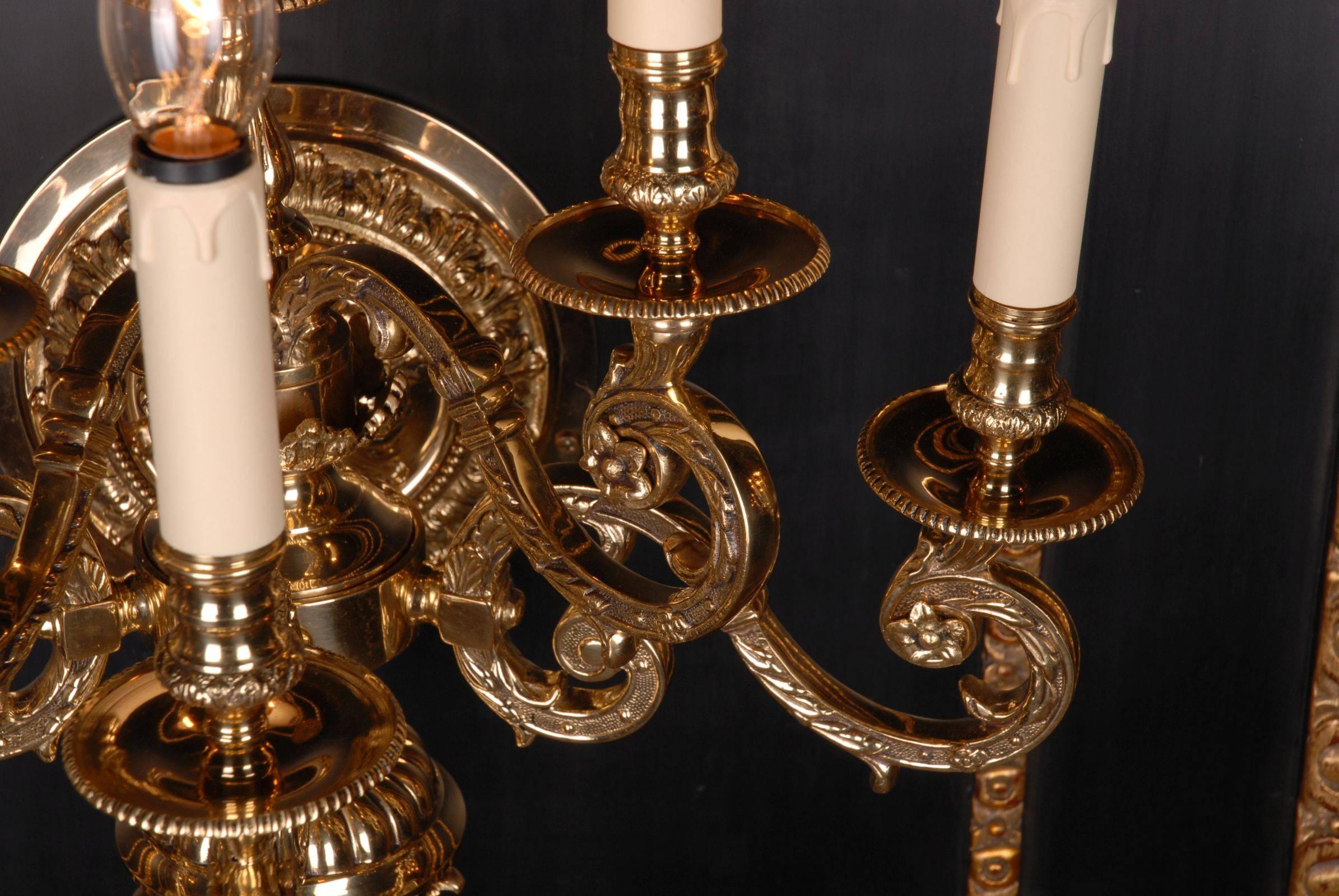 20th Century Louis XIV Style Baroque Wall Light For Sale 1