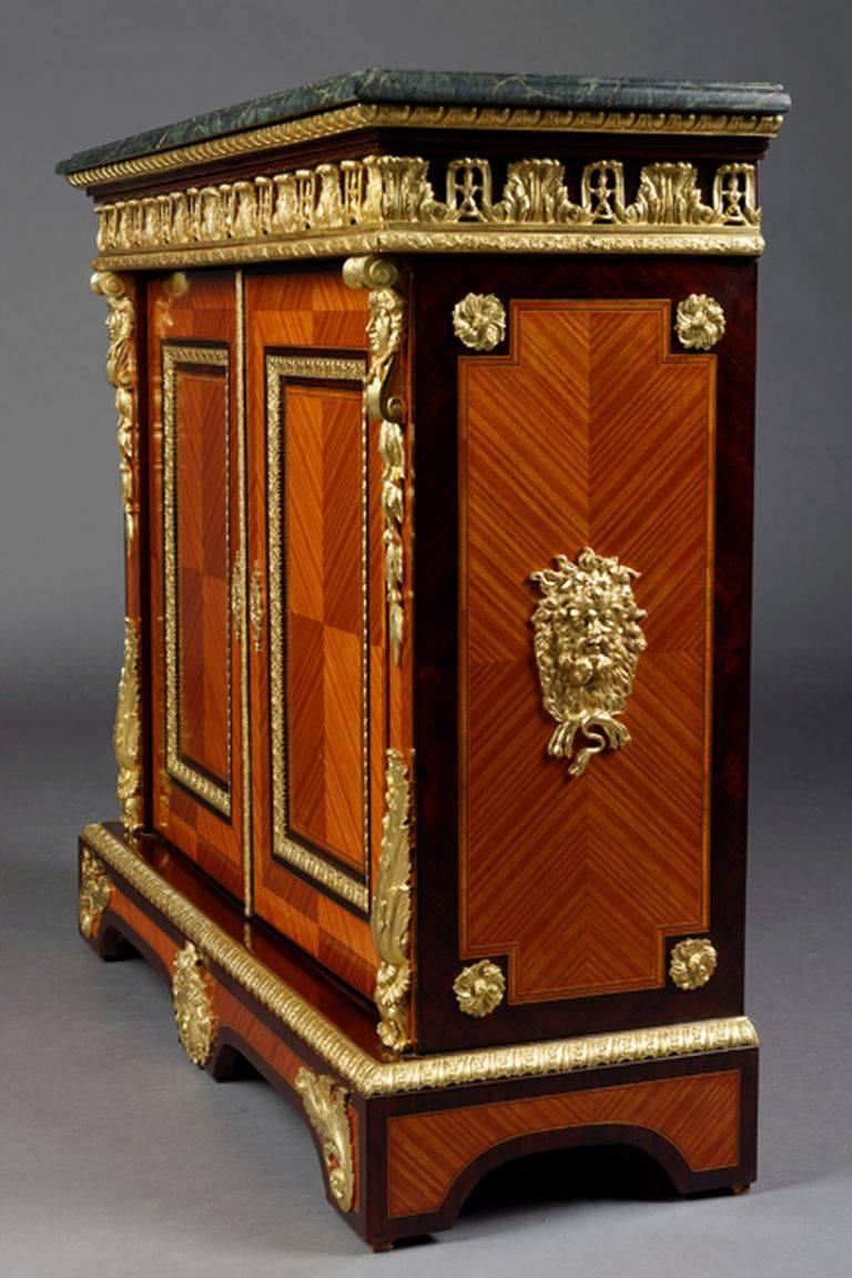 Pine 20th Century Louis XIV Style Cabinet For Sale