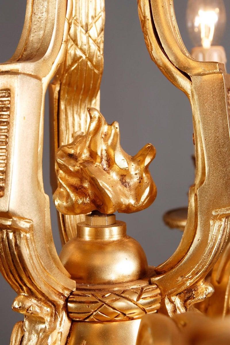 Lampadario in stile Luigi XIV del XX secolo in vendita 4