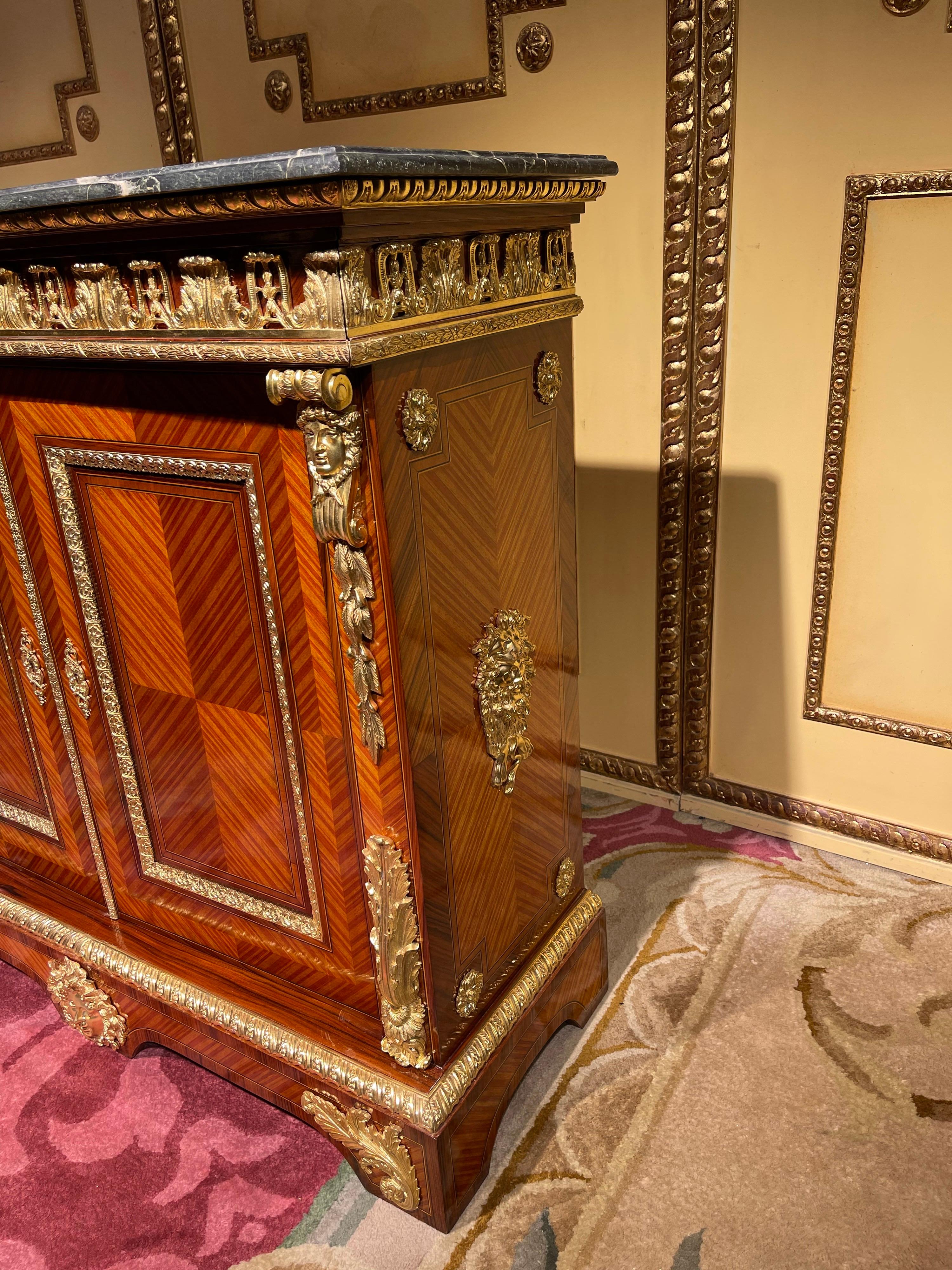 Bronze 20th Century Louis XIV Style Commode/Chest of Drawer For Sale