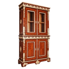 Vintage 20th Century Louis XIV Style French Library Bookcase