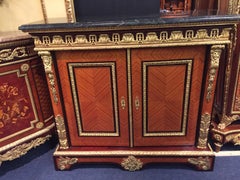 Meuble de rangement en palissandre et tulipier de style Louis XIV du XXe siècle