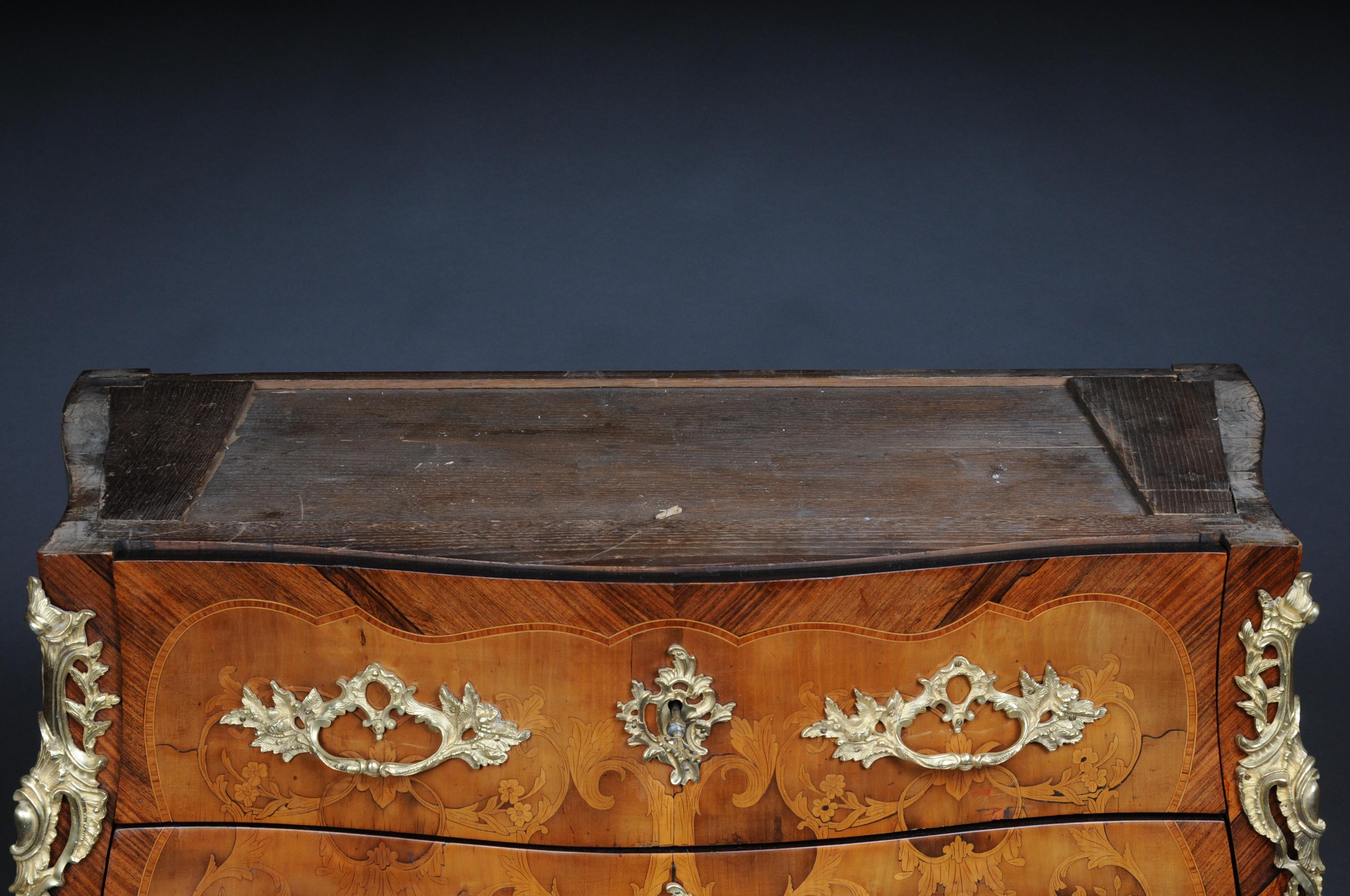 20th Century Louis XV Chest of Drawers, Bronze Gilt For Sale 16
