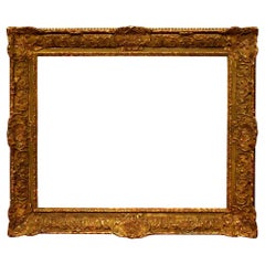 20th Century Louis XV Gilded Decoupe 26x32 Picture Frame