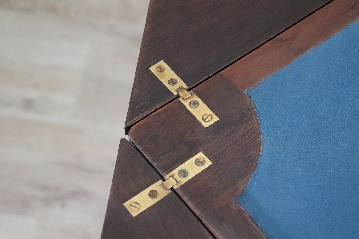 Louis XV Spieltisch mit Intarsien aus Holz des 20. Jahrhunderts  im Angebot 6