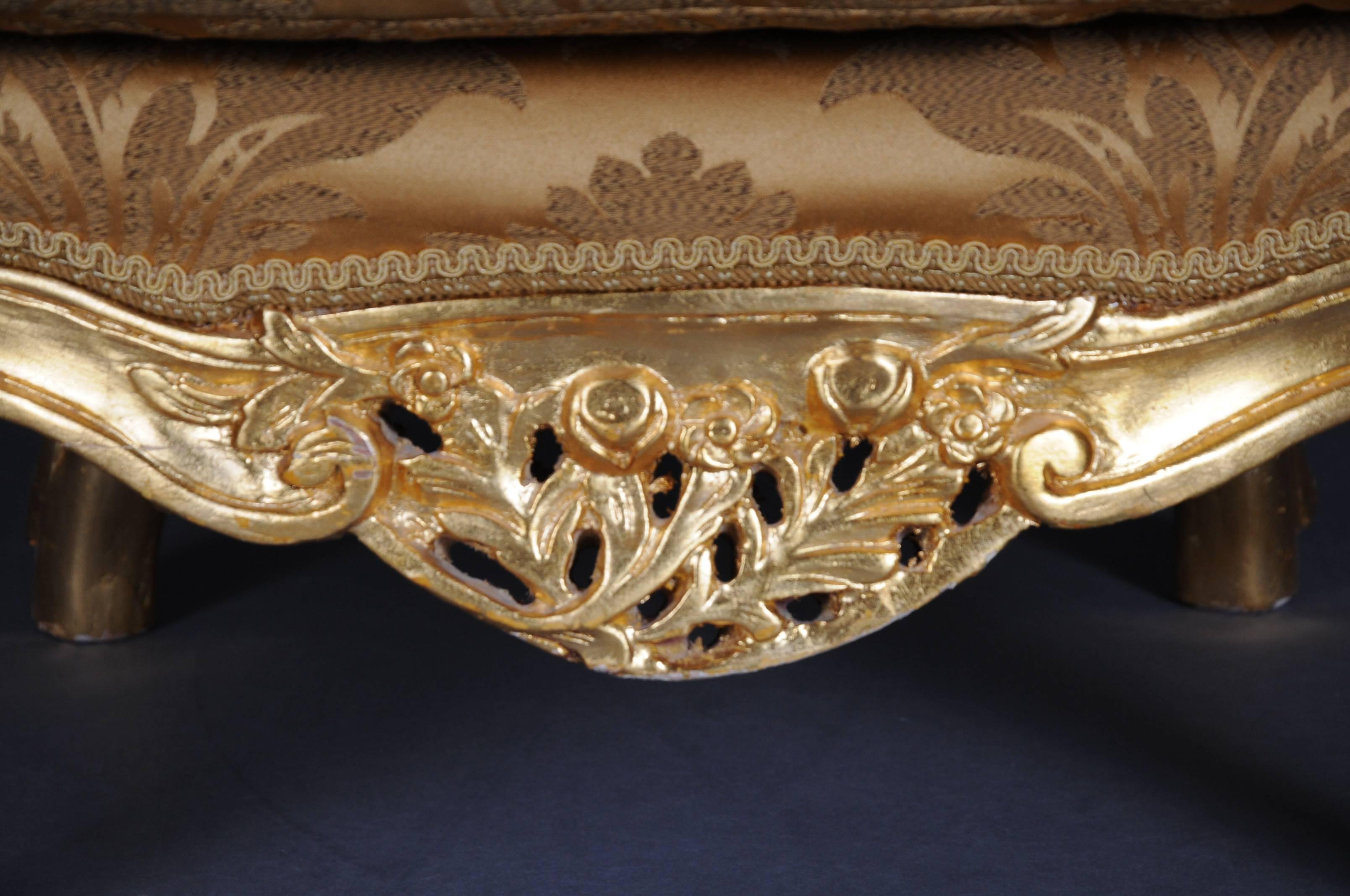 Quinze Bergre Chair, Lounge, Louis XV.-Stil, 20. Jahrhundert im Angebot 5