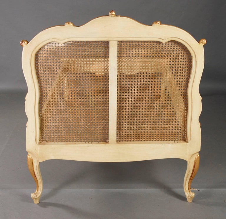 Wood 20th Century Louis XV Style Bed For Sale