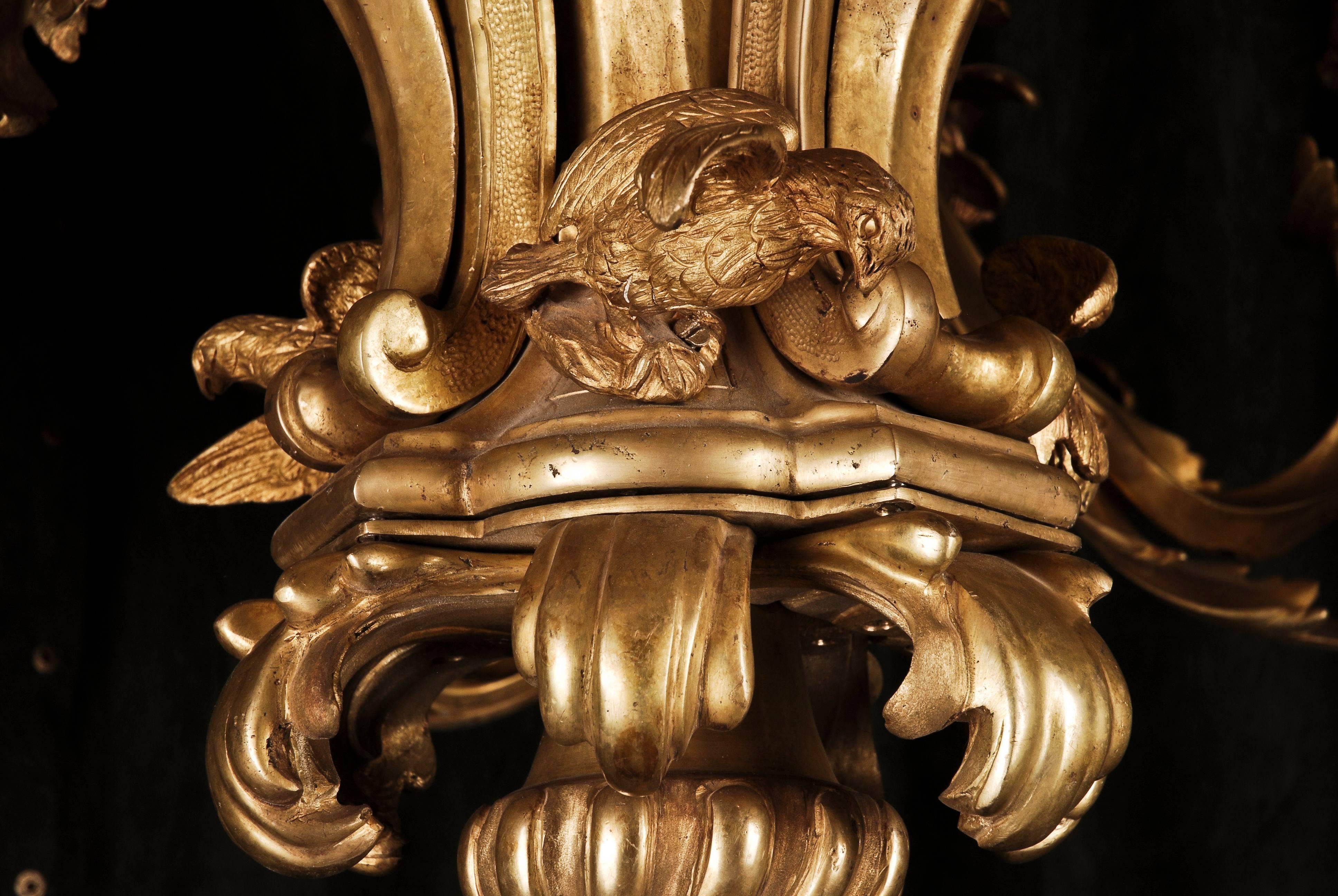 Kandelaber im Louis XV.-Stil des 20. Jahrhunderts (Bronze) im Angebot