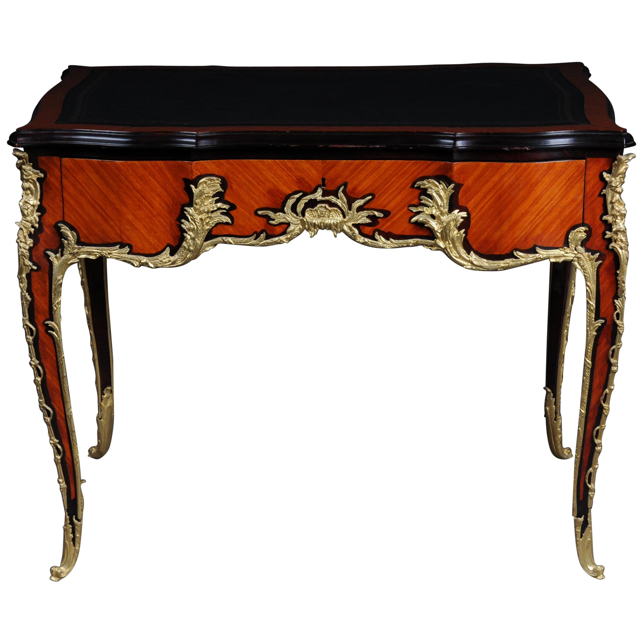20th Century Louis XV Style French Bureau Plat or Desk after Francois Linke For Sale