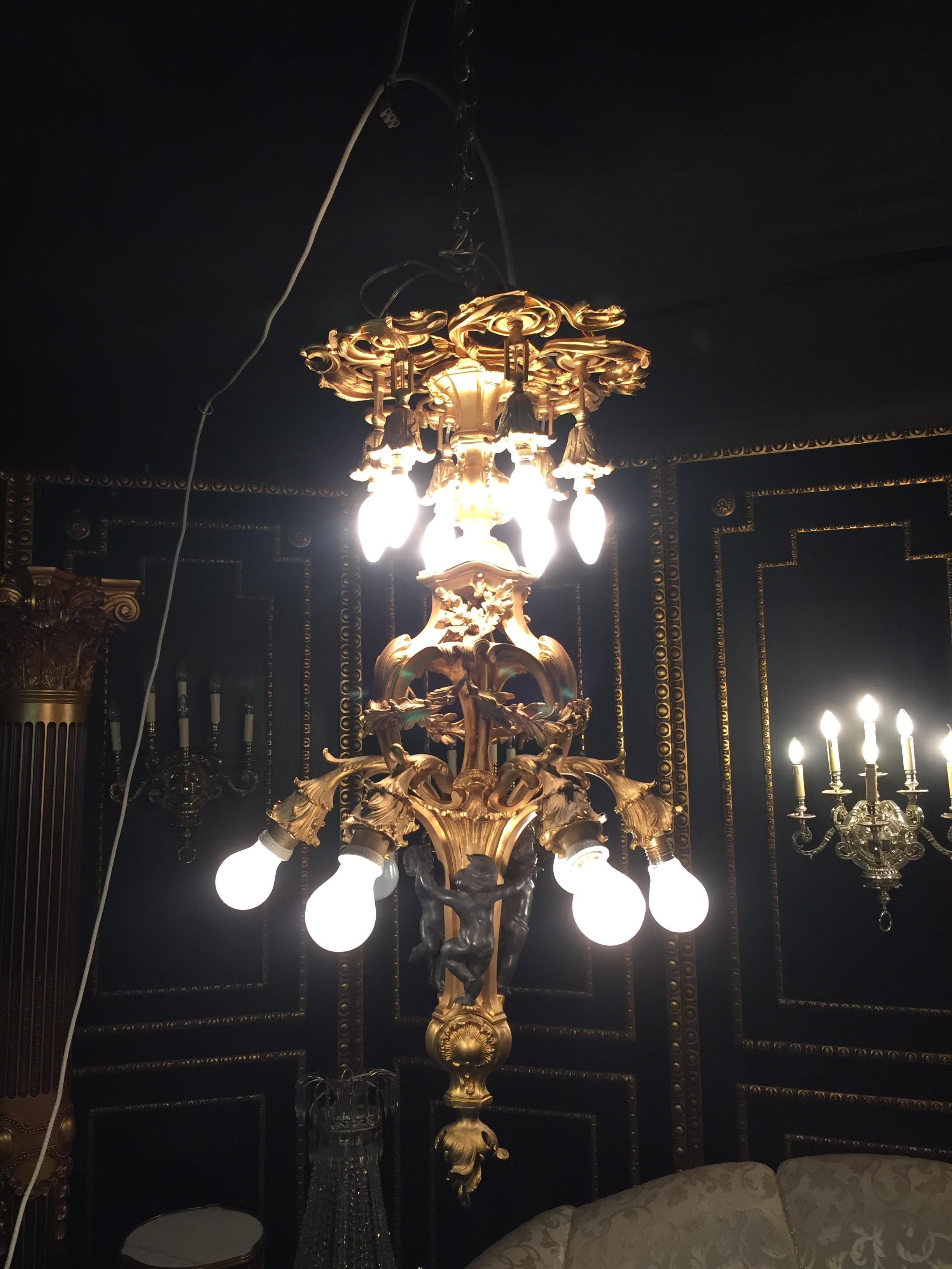 20th Century Louis XV-Style French Chandelier 8