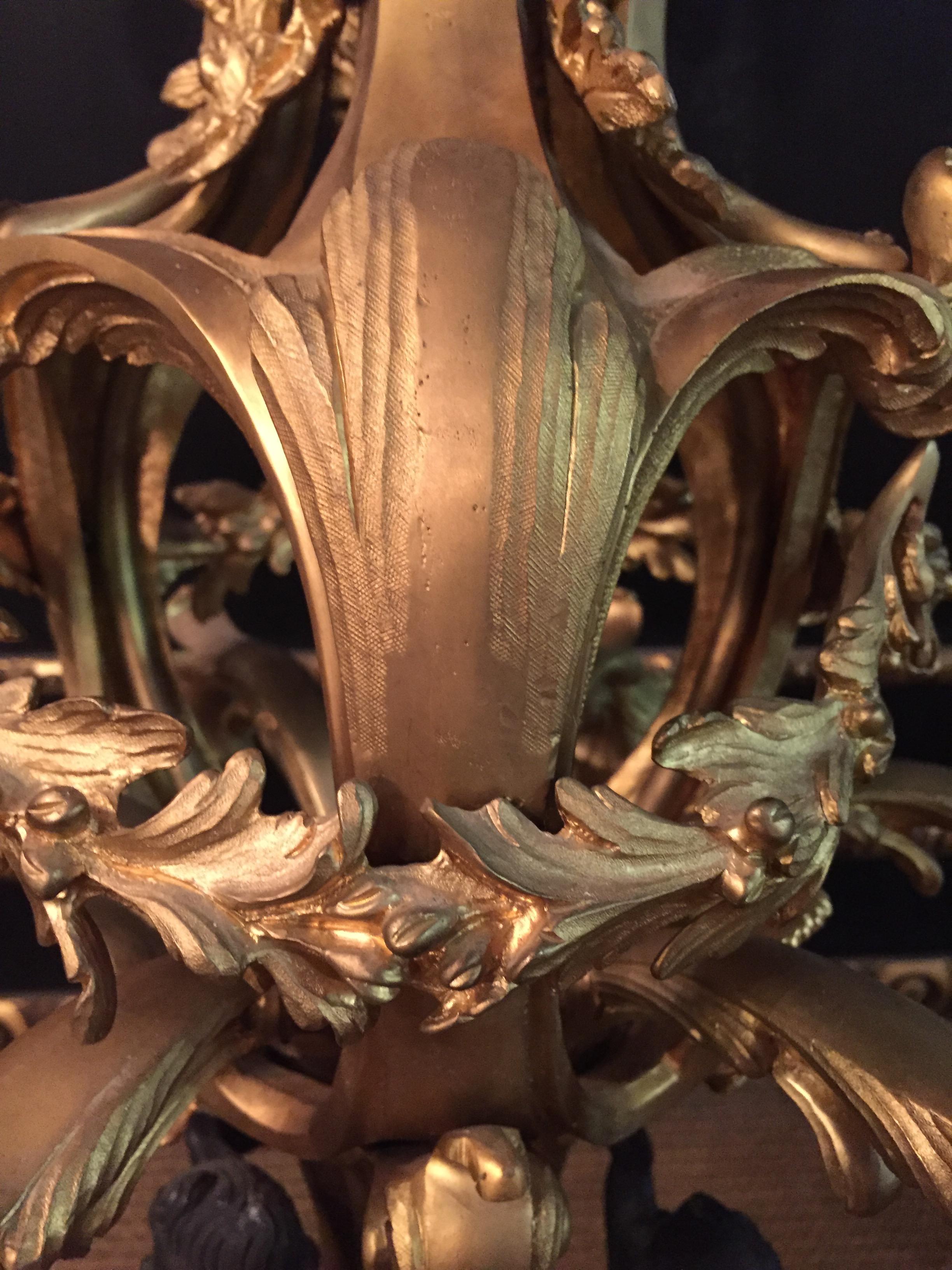 20th Century Louis XV-Style French Chandelier 14