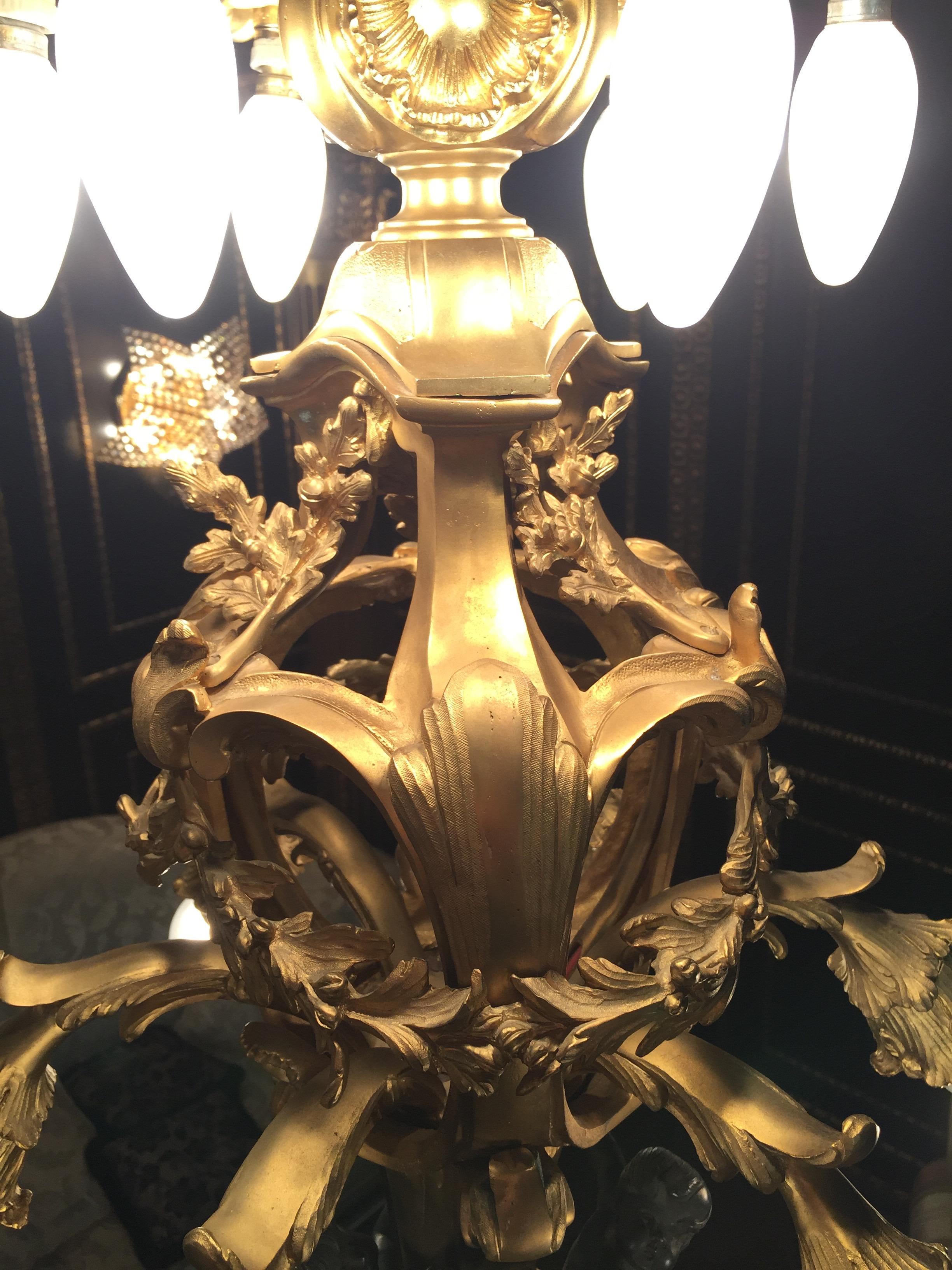 20th Century Louis XV-Style French Chandelier 1