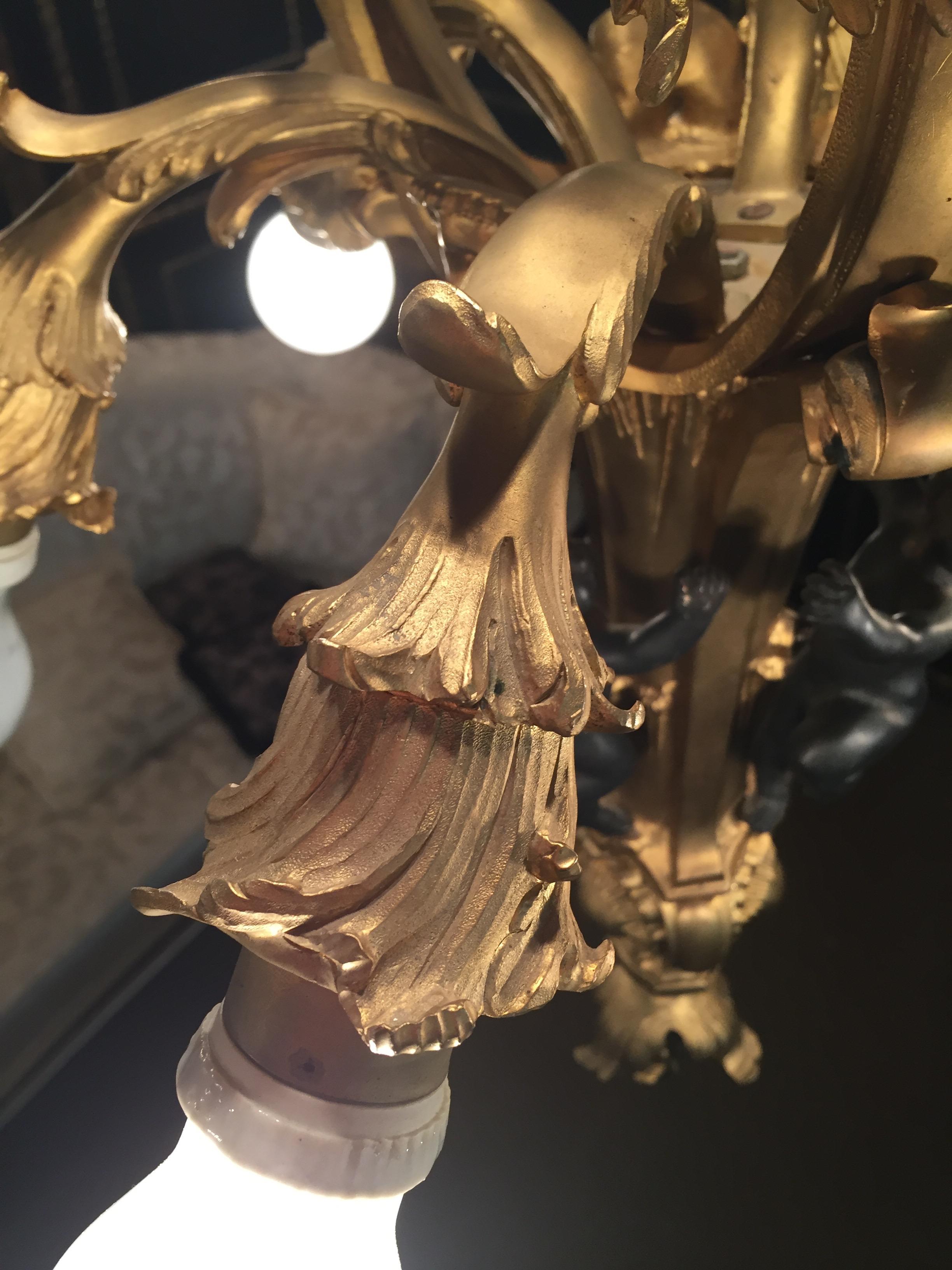 20th Century Louis XV-Style French Chandelier 2